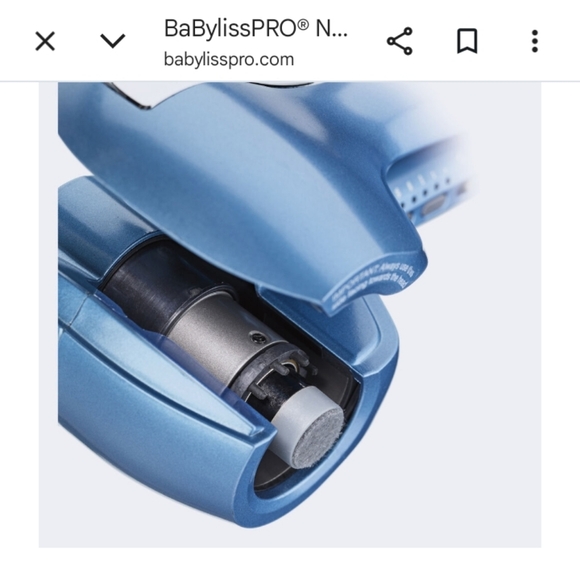 BaByliss Pro Nano Titanium Curler in Shiny Blue - Picture 5 of 7